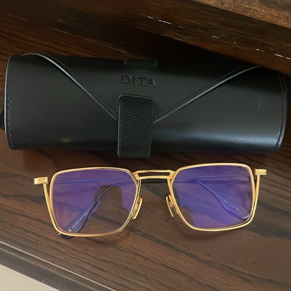 DITA LINDSTRUM Yellow Gold Glasses SOLD OUT - Picture 6 of 8